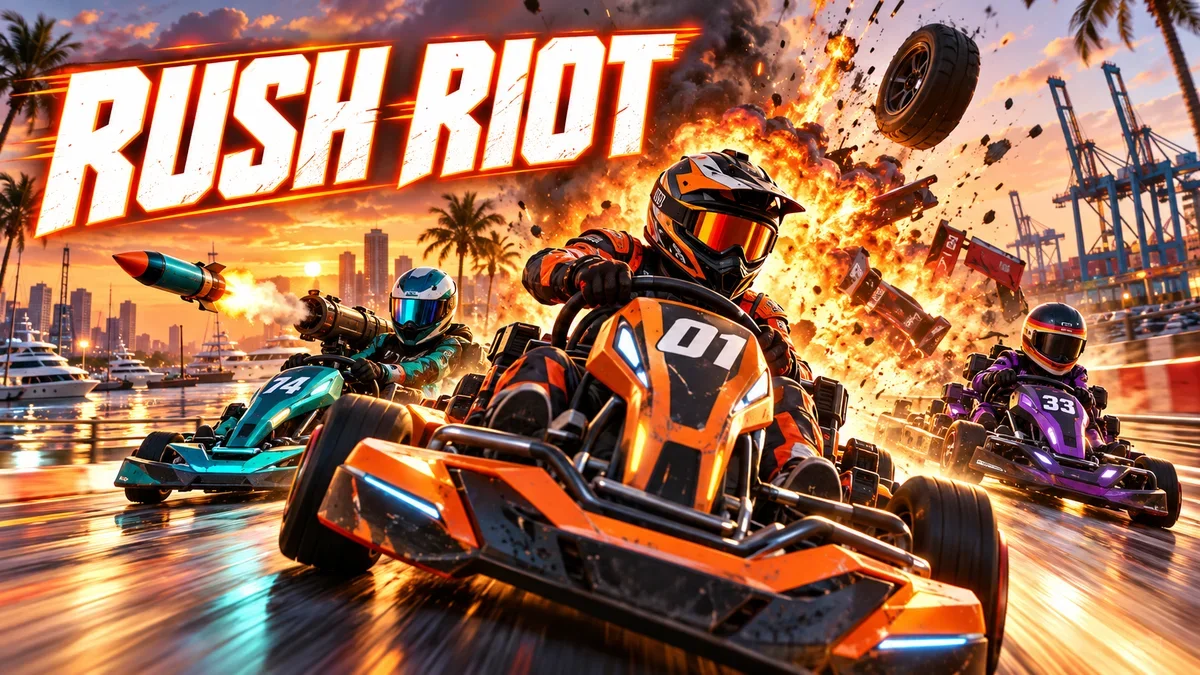 Rush Riot promotional artwork