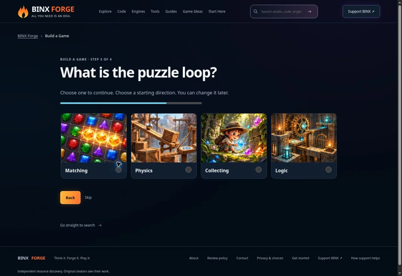 The real Forge Collecting choice for a puzzle build