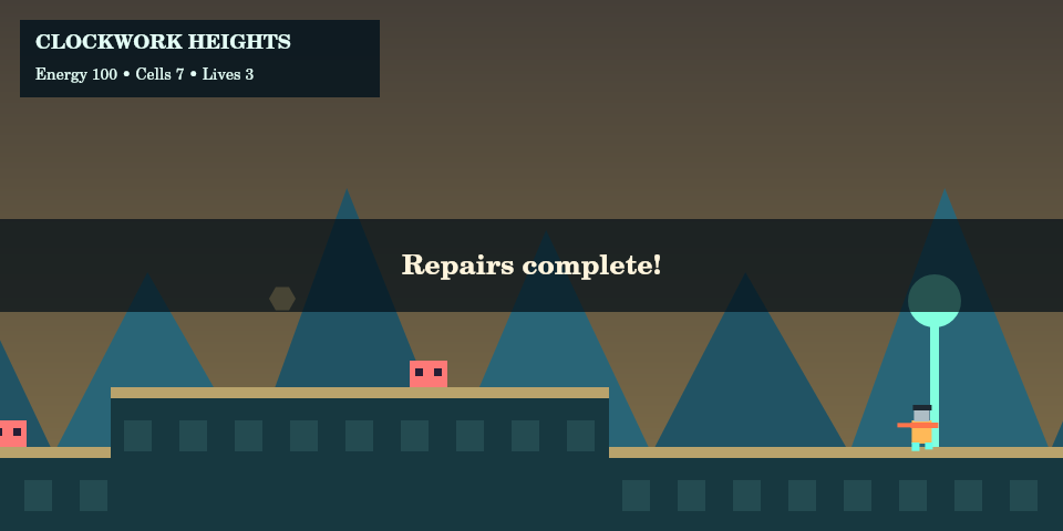 Clockwork Heights actual tutorial goal state