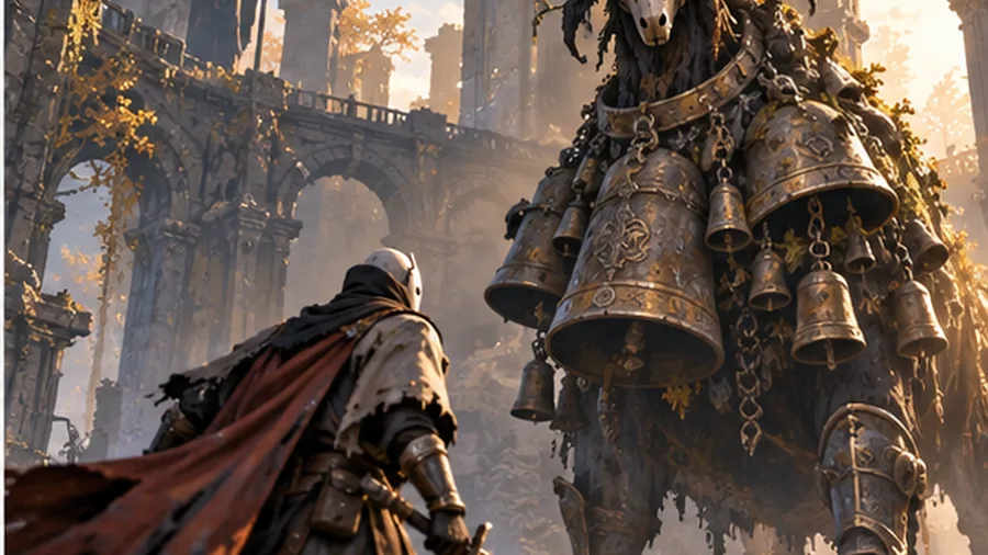 Ashen Pilgrim original AI concept artwork