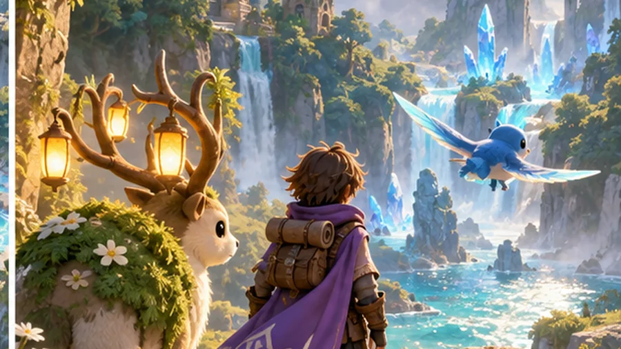 Lantern Wilds original AI concept artwork