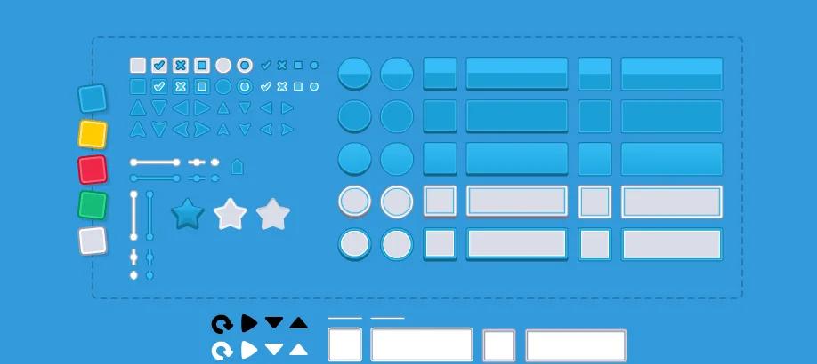UI Pack — selected actual pack artwork by Kenney